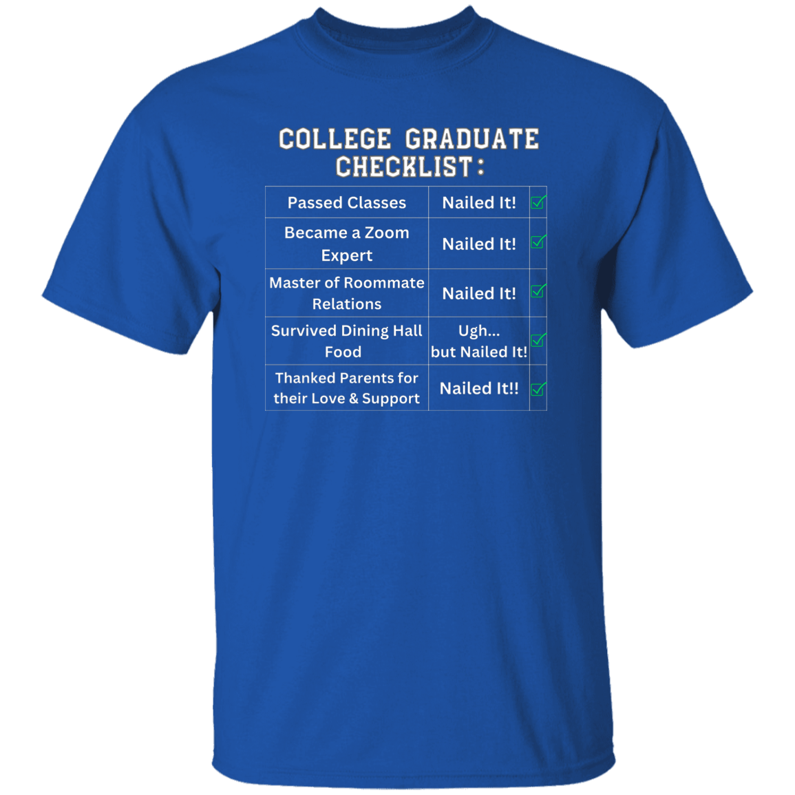 College Graduate Checklist