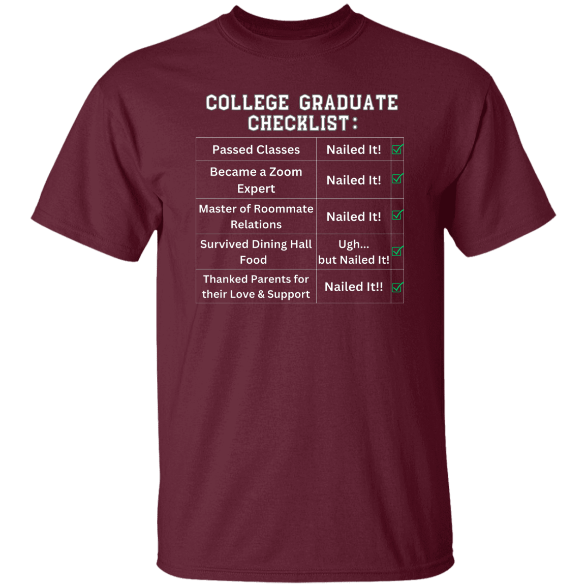 College Graduate Checklist