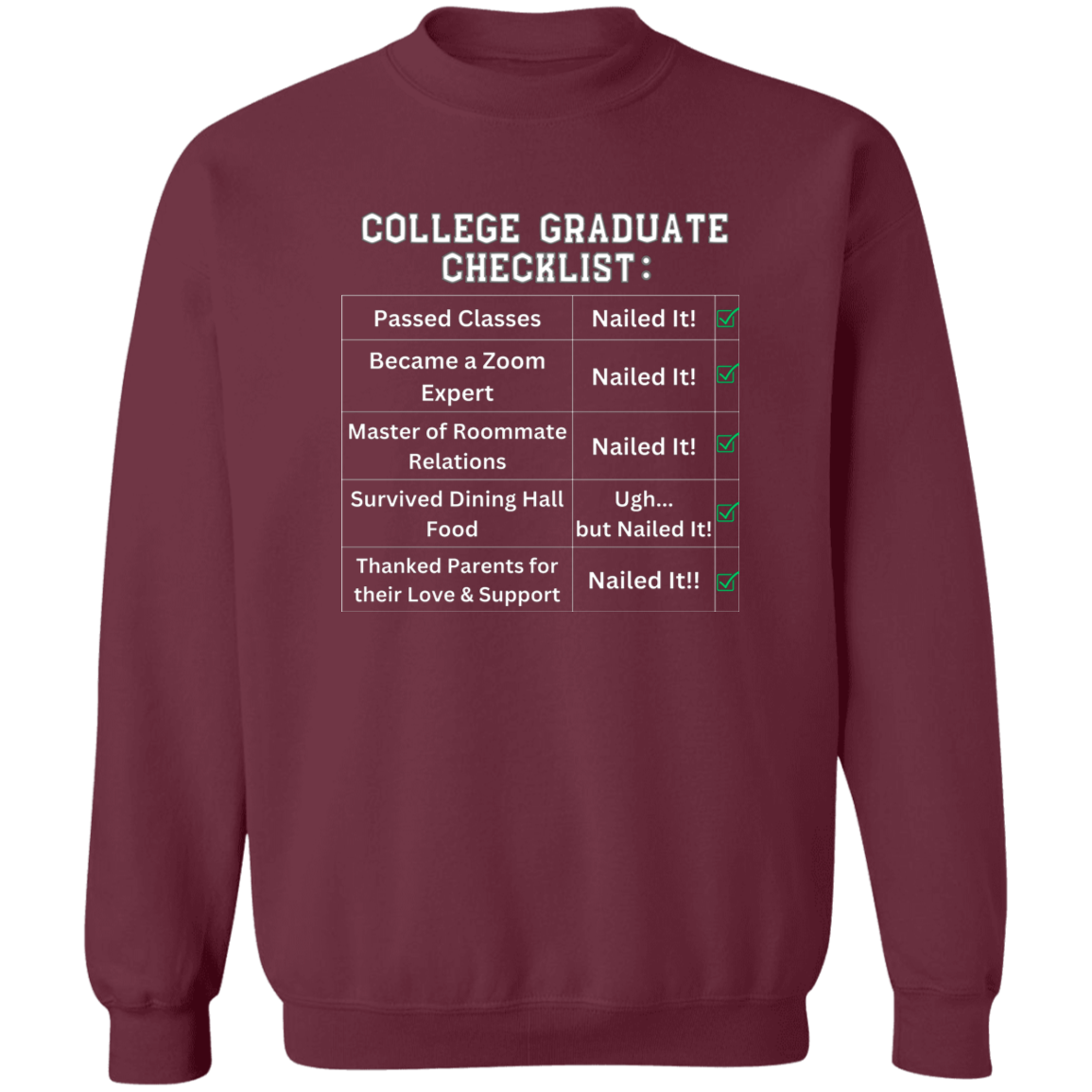 College Graduate Checklist