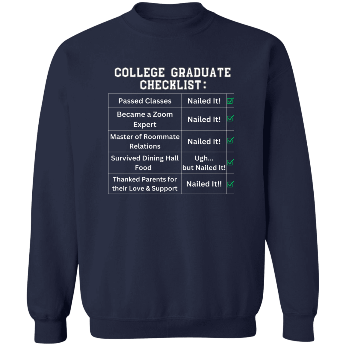 College Graduate Checklist