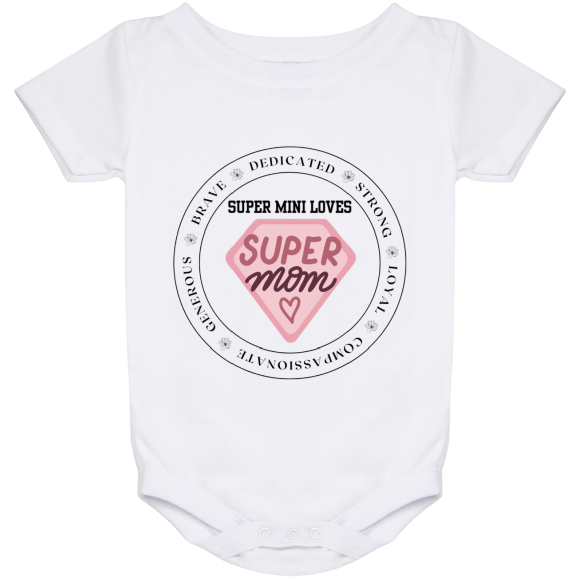 Supermom - mini onesie