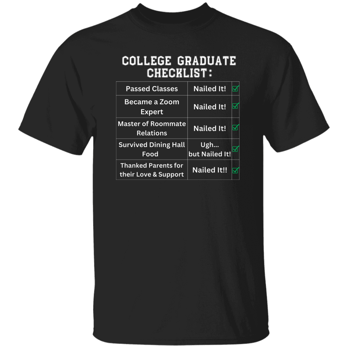 College Graduate Checklist