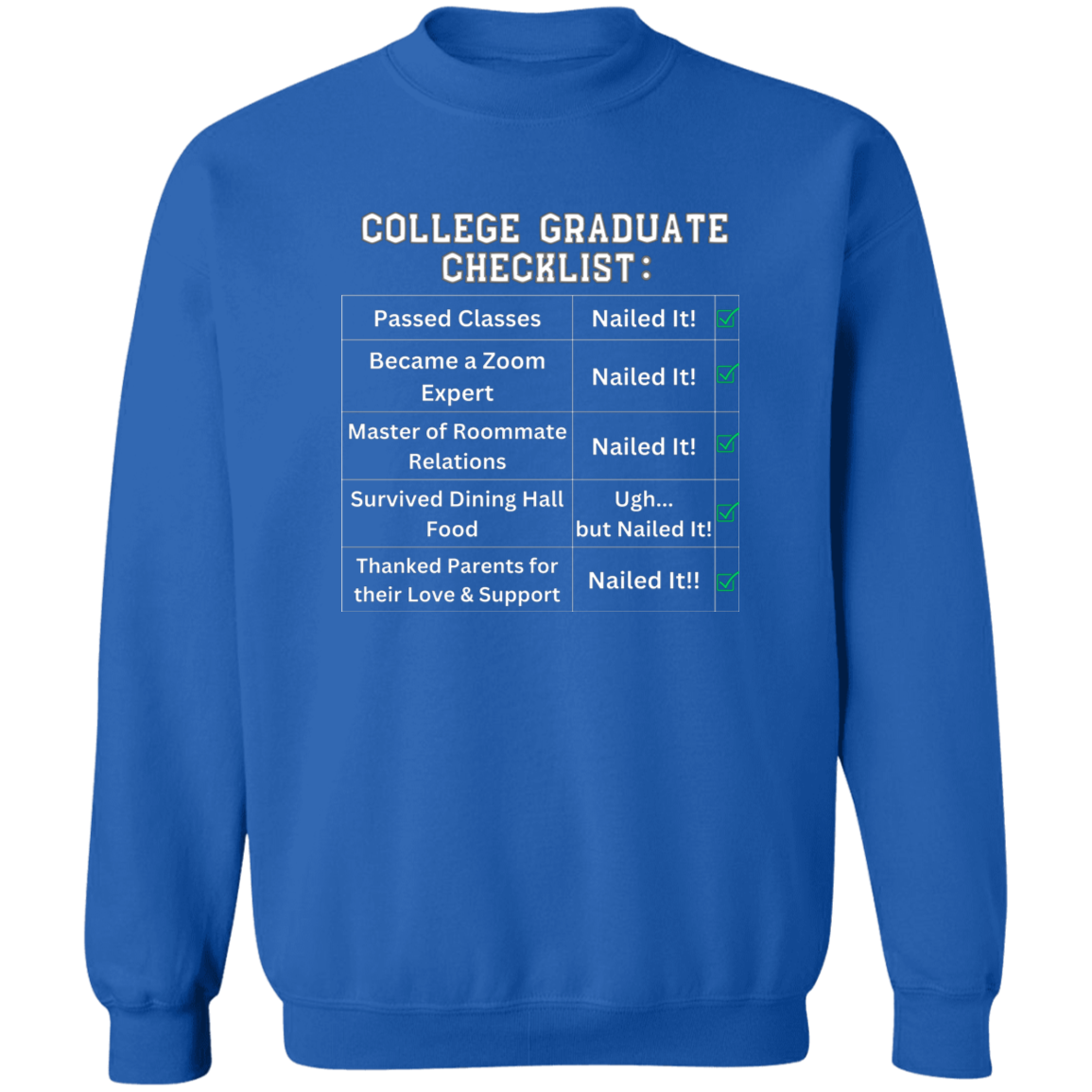 College Graduate Checklist