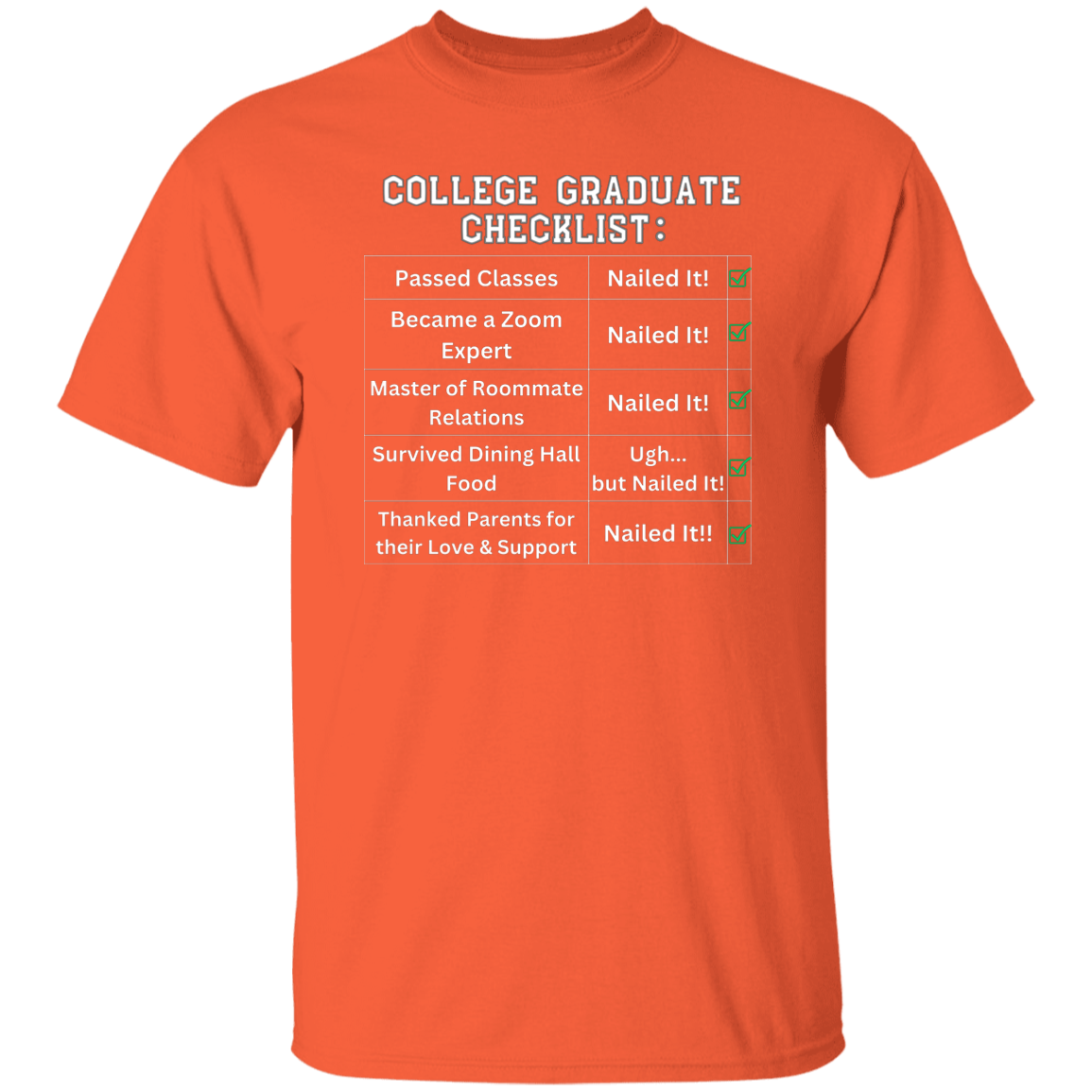 College Graduate Checklist