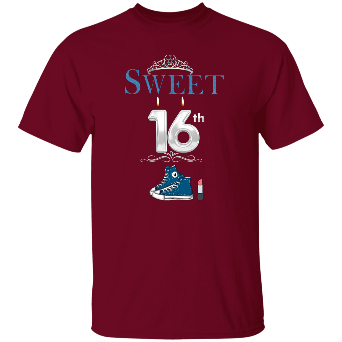 Sweet 16 Blue Sneakers T-Shirt