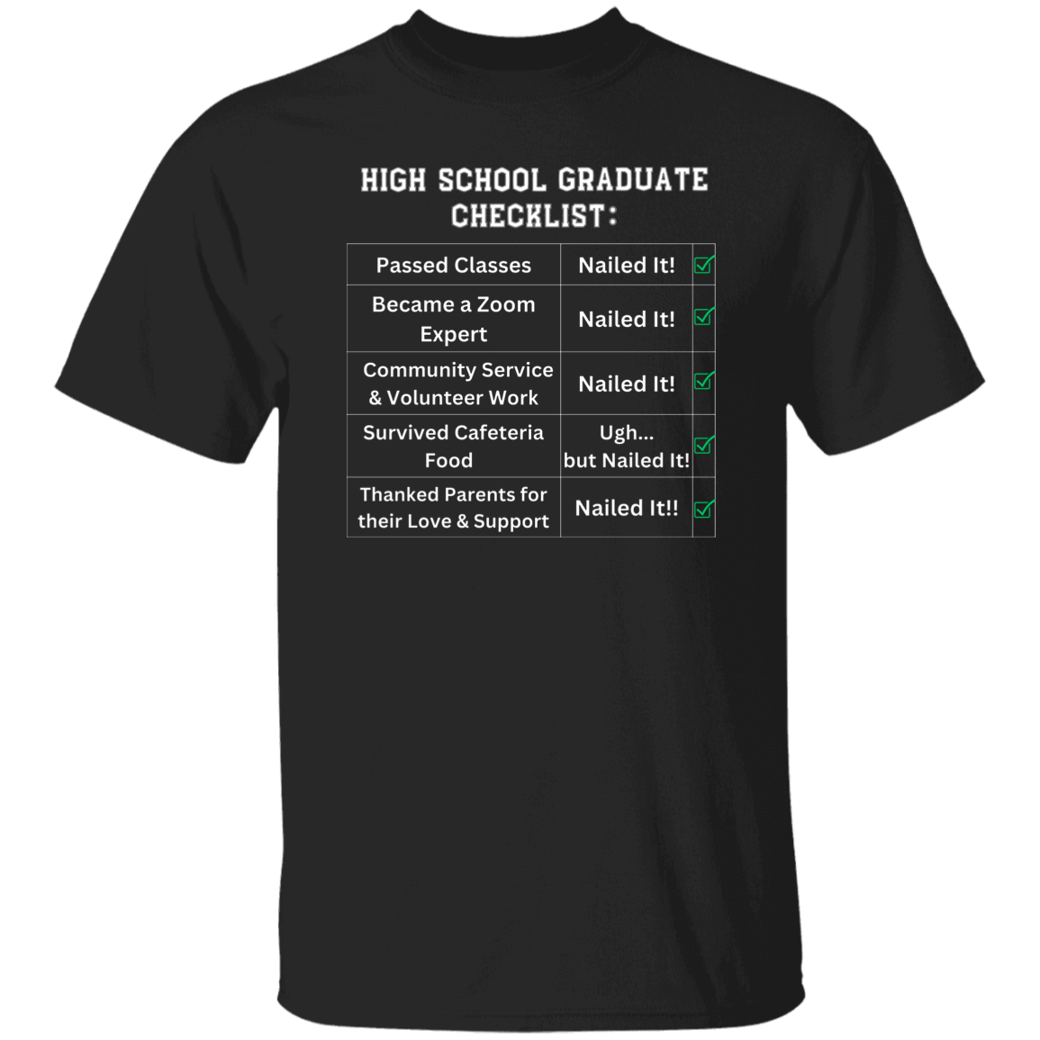 High School Graduate Checklist