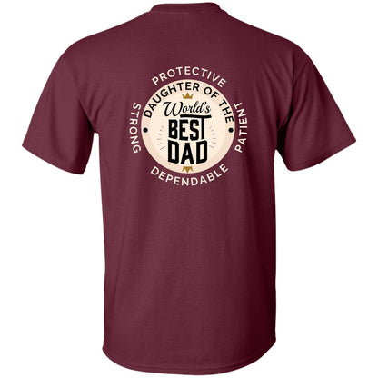 Daughter of World's Best Dad Crown Youth Apparel