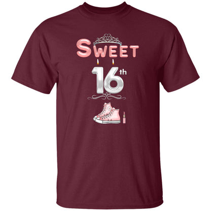 Sweet 16 Pink Sneakers T-Shirt