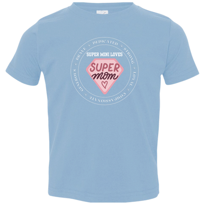 Supermom - mini Toddler Jersey T-Shirt