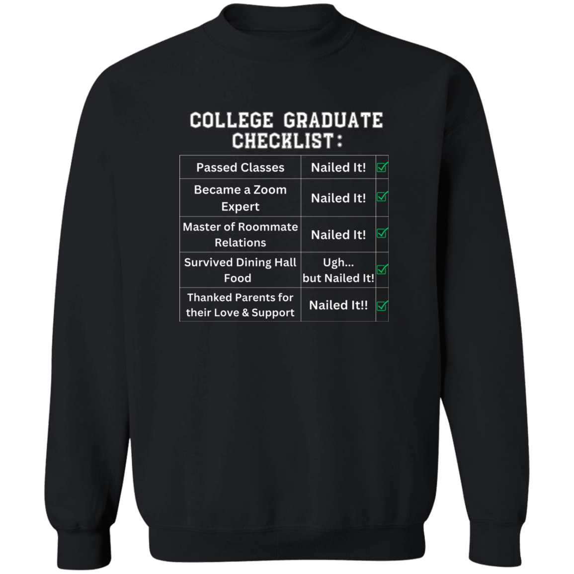 College Graduate Checklist