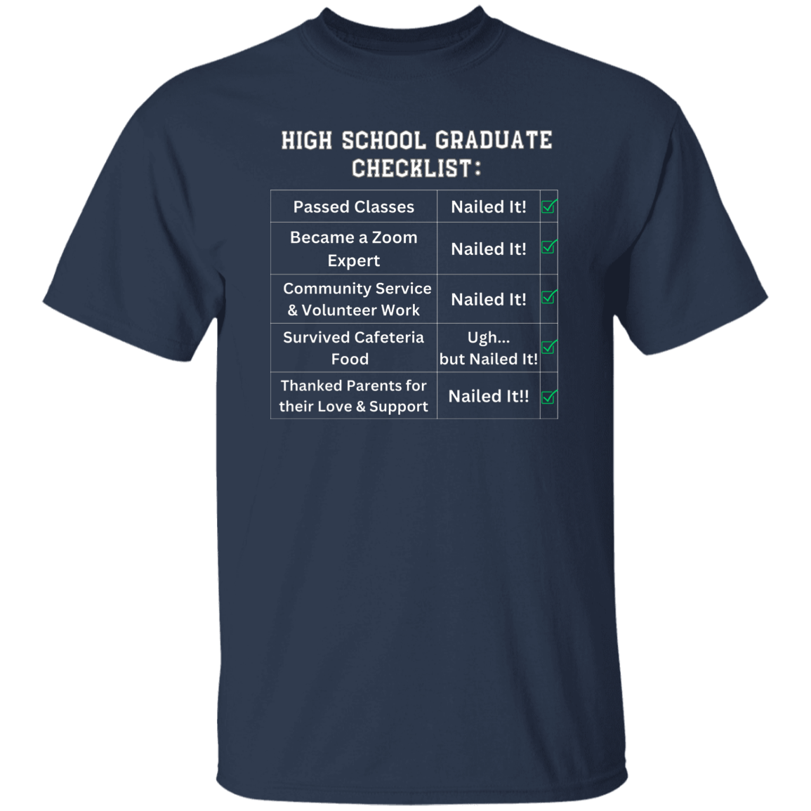 High School Graduate Checklist