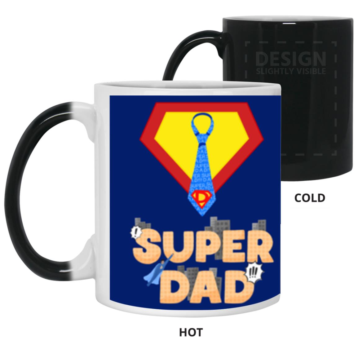 Color changing Mug 11oz - Super Dad