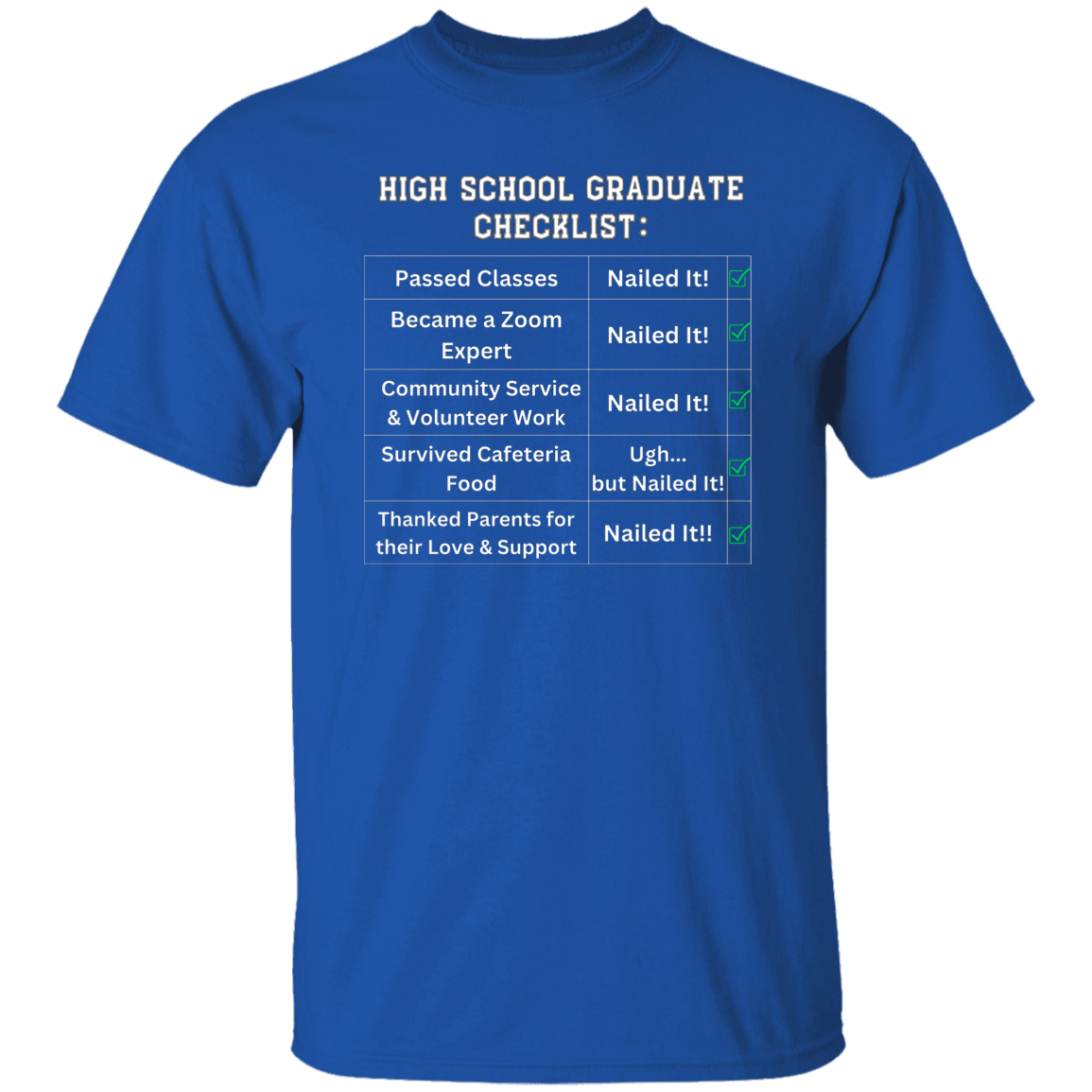 High School Graduate Checklist