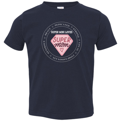 Supermom - mini Toddler Jersey T-Shirt