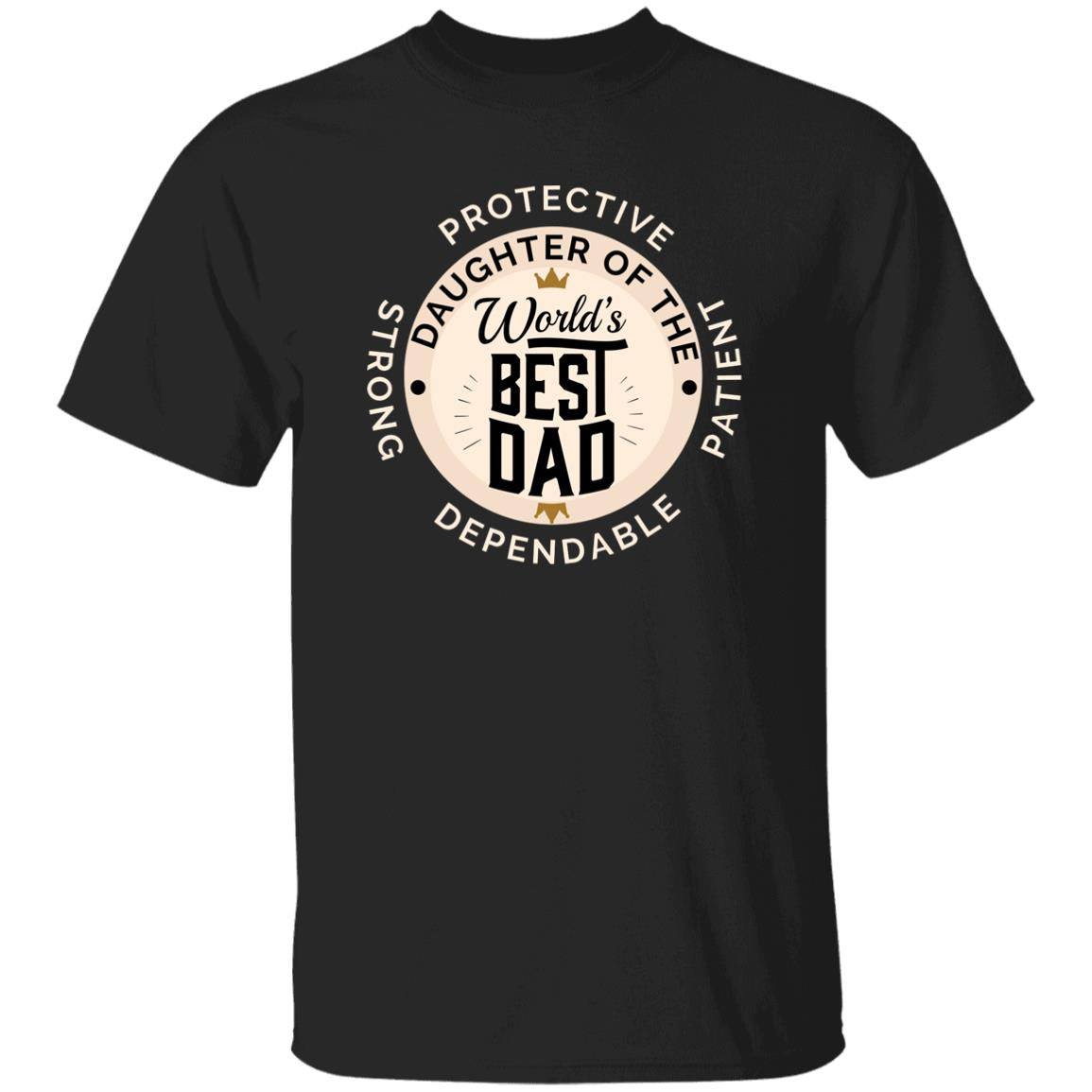 Daughter of World's Best Dad Crown Youth Apparel