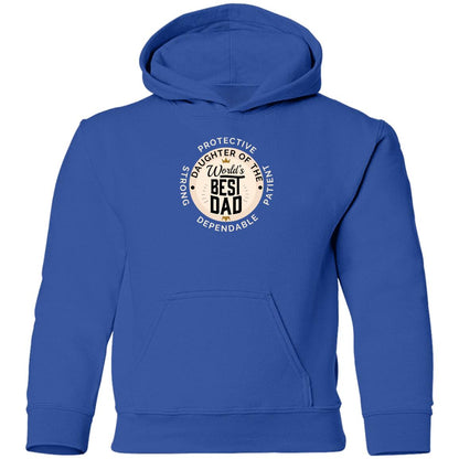 Daughter of World's Best Dad Crown Youth Apparel