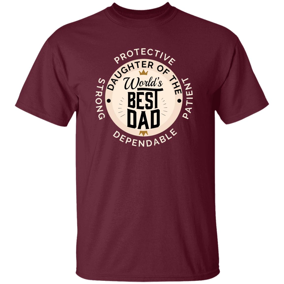 Daughter of World's Best Dad Crown Youth Apparel