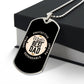 Luxury Military Chain Dog Tag -World's Best Dad Crown