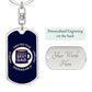 Graphic Dog Tag Keychain - World's Best Dad Coffee Mug