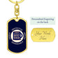 Graphic Dog Tag Keychain - World's Best Dad Coffee Mug