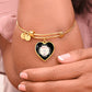 Sweet 16 Heart Bangle - Pink Sneakers