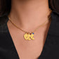 Engraved Baby Feet with Birthstone Necklace - New Mom
