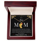 Engraved Baby Feet with Birthstone Necklace - New Mom