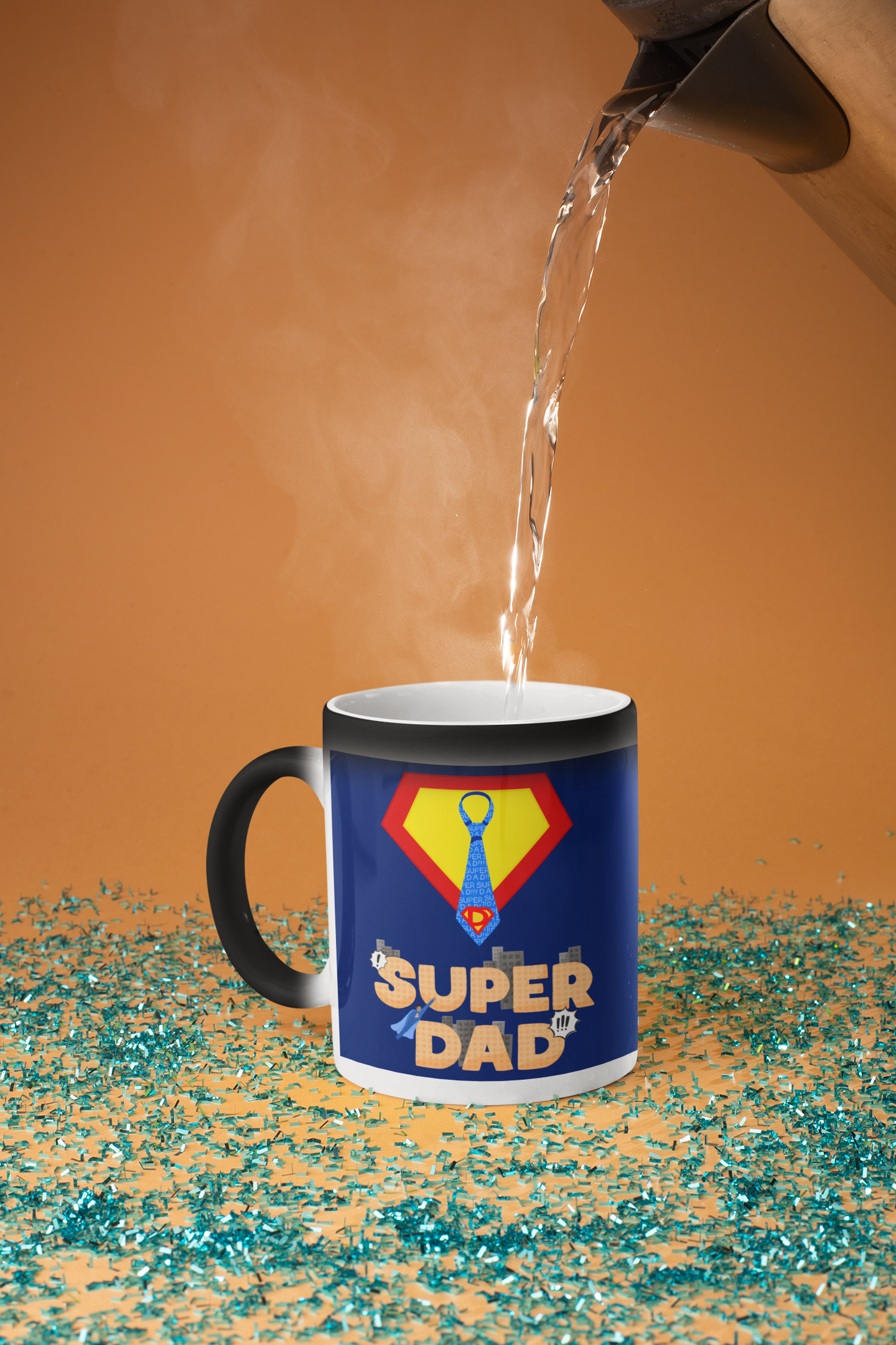 Color changing Mug 11oz - Super Dad