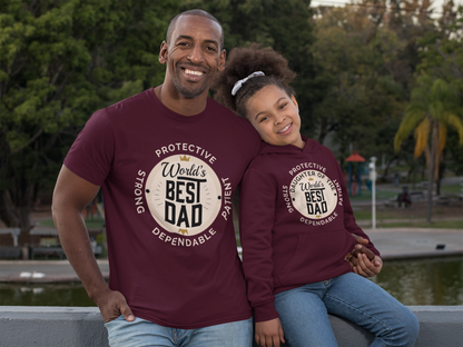 Daughter of World's Best Dad Crown Youth Apparel