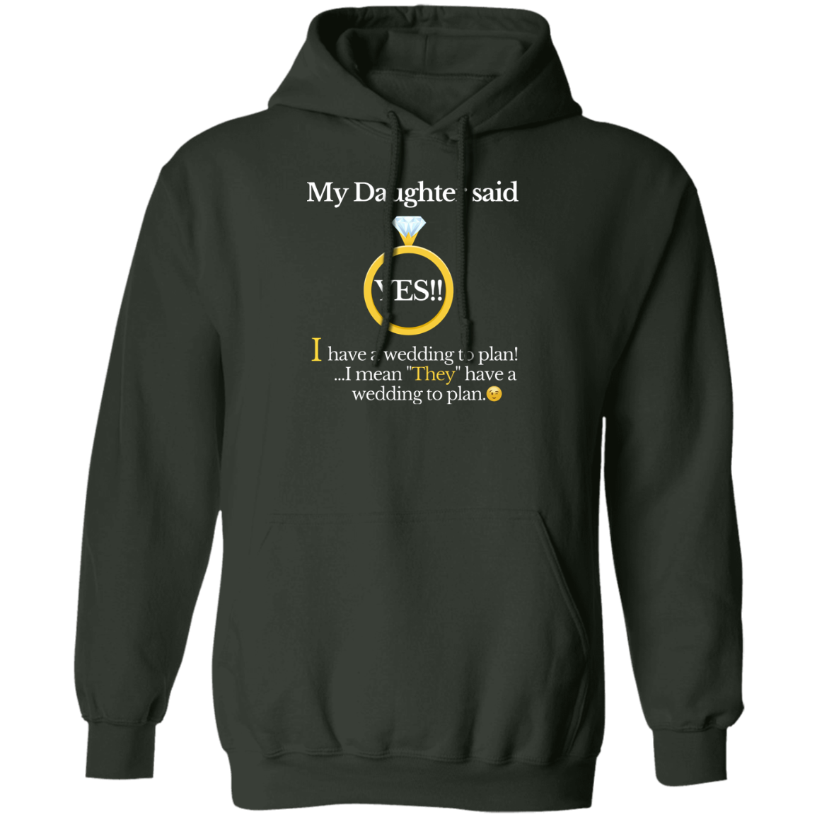 yes daughter mom black Hoodie