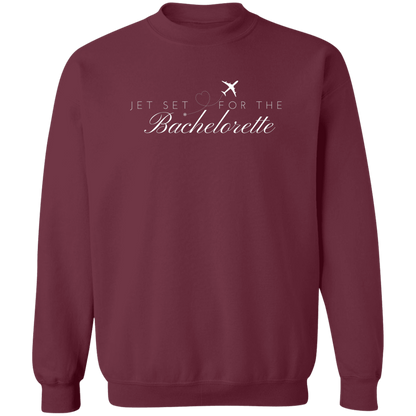 Bachelorette jet set black G180 Crewneck Pullover Sweatshirt