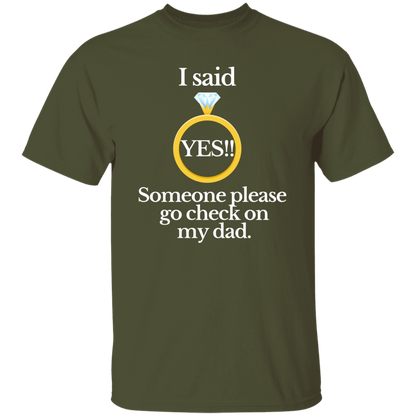 Yes check on dad black T-Shirt
