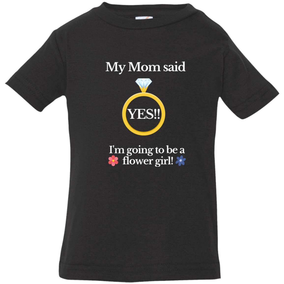 My mom said YES! I'm going to be a flower girl