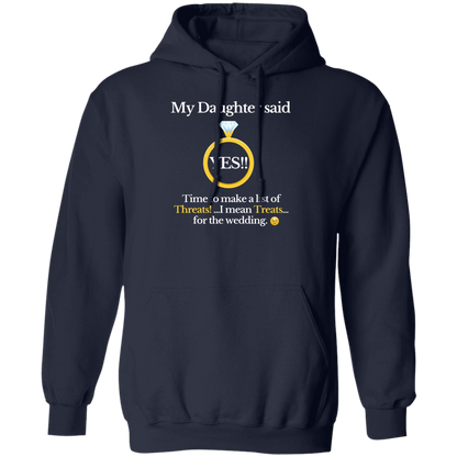 yes daughter dad black Hoodie