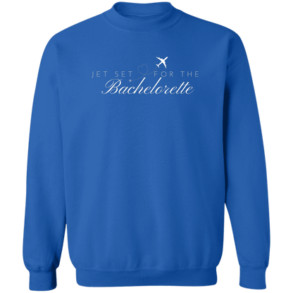 Bachelorette jet set black G180 Crewneck Pullover Sweatshirt