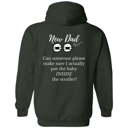 new dad baby in stroller Hoodie