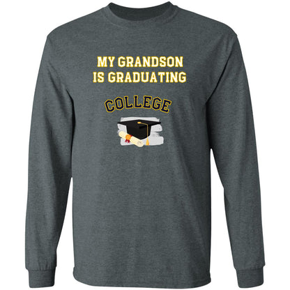 Grandson Graduating College LS Ultra Cotton T-Shirt
