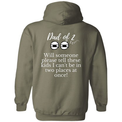Dad of 2 Hoodie