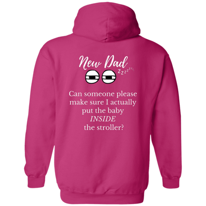 new dad baby in stroller Hoodie