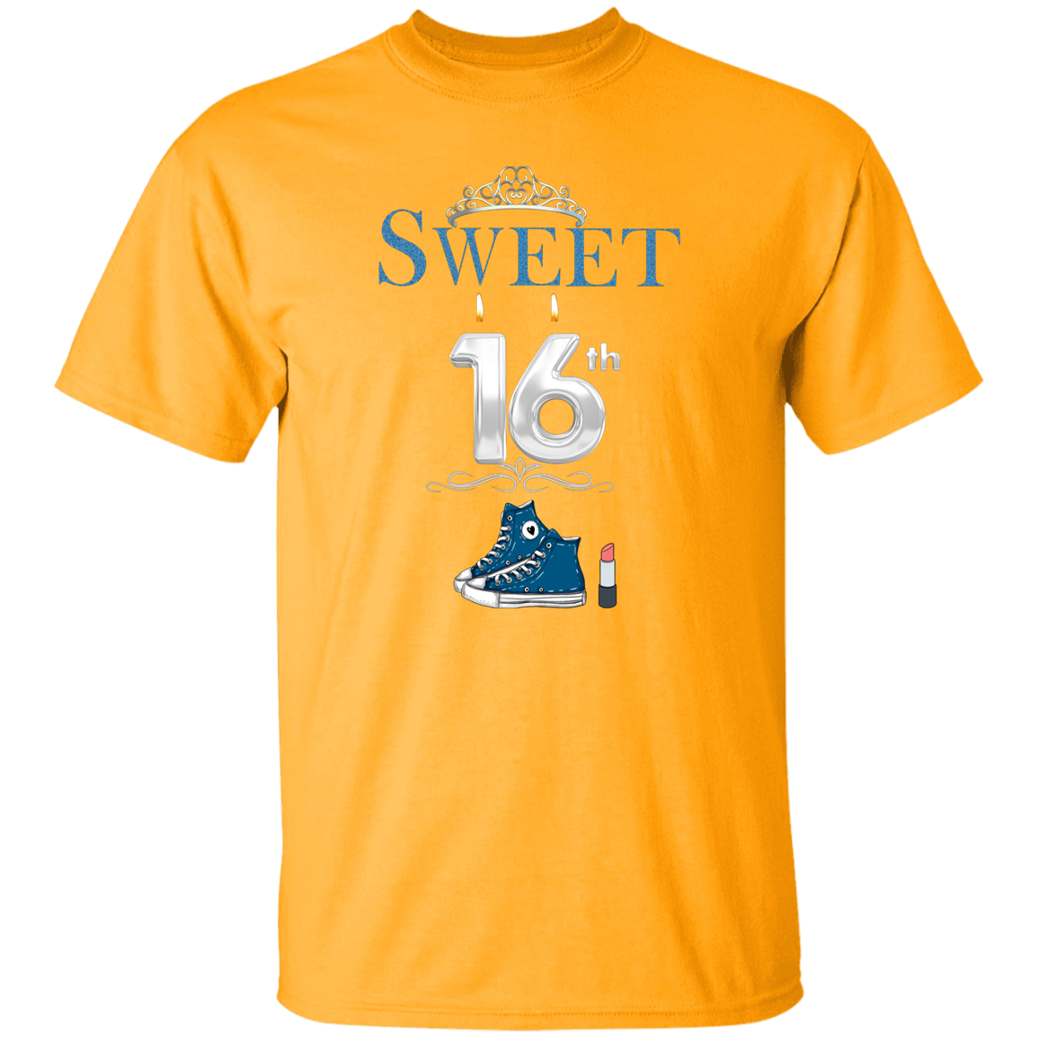 Sweet 16 Blue Sneakers T-Shirt