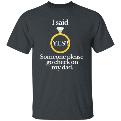 Yes check on dad black T-Shirt