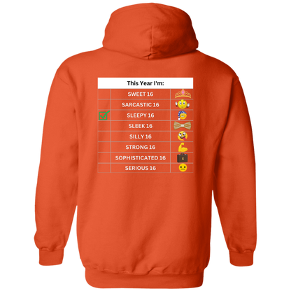 Sixteen Chart Sleepy Hoodie