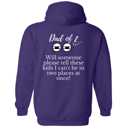 Dad of 2 Hoodie