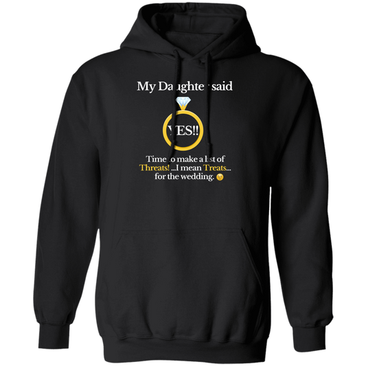 yes daughter dad black Hoodie