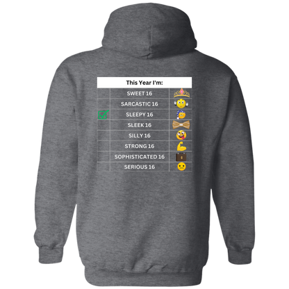 Sixteen Chart Sleepy Hoodie