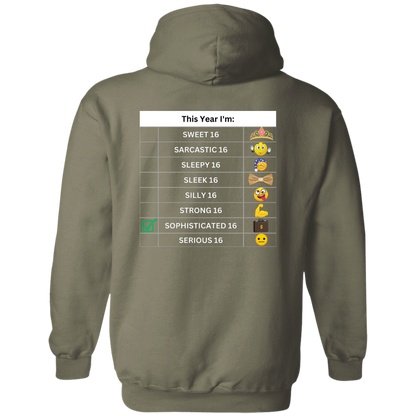 Sixteen Chart Sophisticated Hoodie