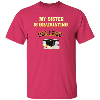 sister graduating college Youth 100% Cotton T-Shirt