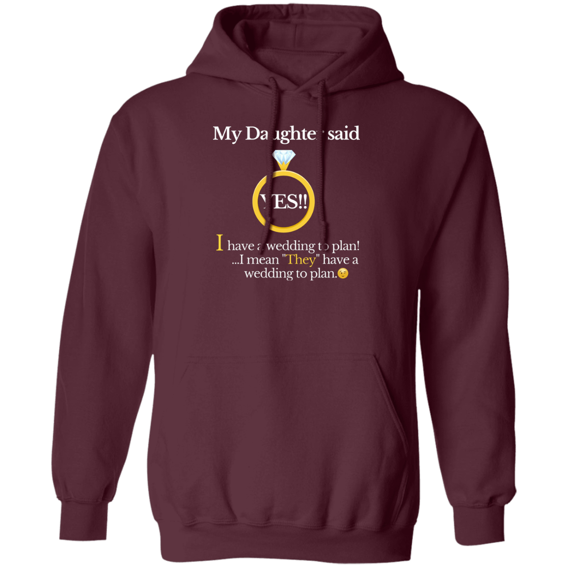 yes daughter mom black Hoodie