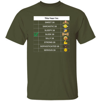 Sixteen Chart Sleek T-Shirt