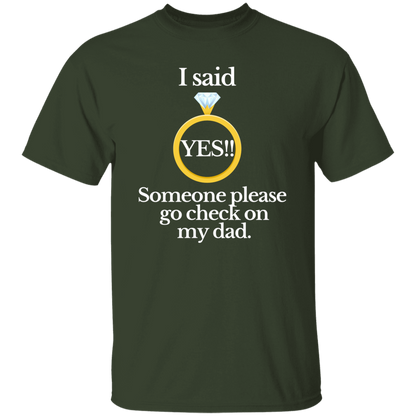 Yes check on dad black T-Shirt